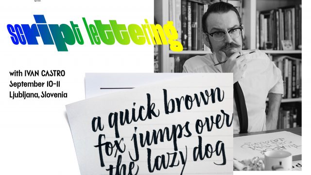 WEEKEND ON SCRIPT LETTERING with Ivan Castro